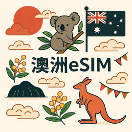 澳洲 eSIM 吃到飽每日1GB